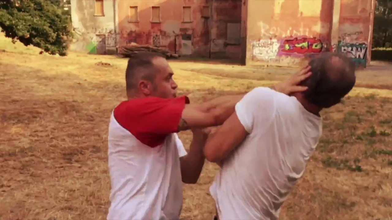 Dimostrazione di Ving Tsun all'aperto